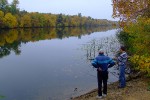 Рыбалка на реке Ингулка, 11.10.2009