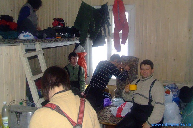 Наша комната на турбазе Козьменщик, 31 января 2010