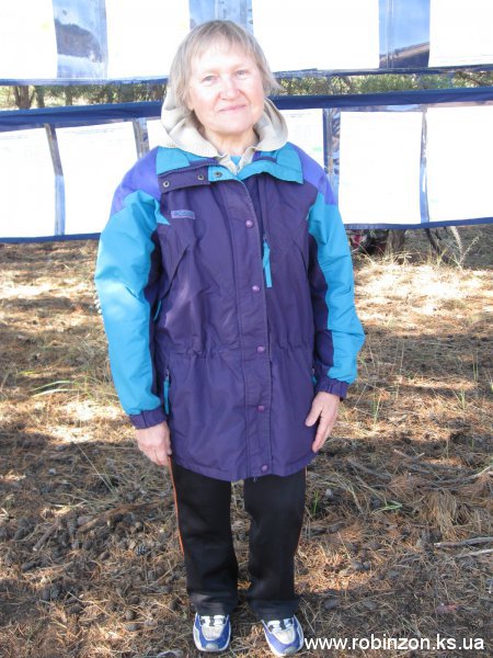 Лилия Пох (г.Запорожье) - 76 лет, чемпионка мира и Украины по спортивному ориентированию среди ветеранов